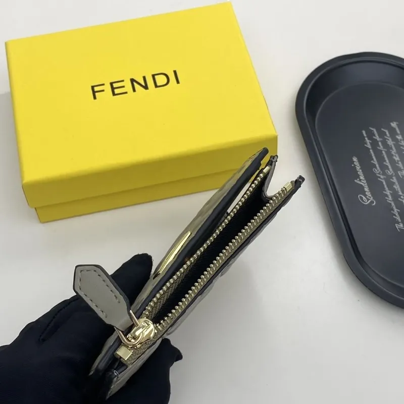 Fendi Gray Baguette Wallet 203 - Image 5