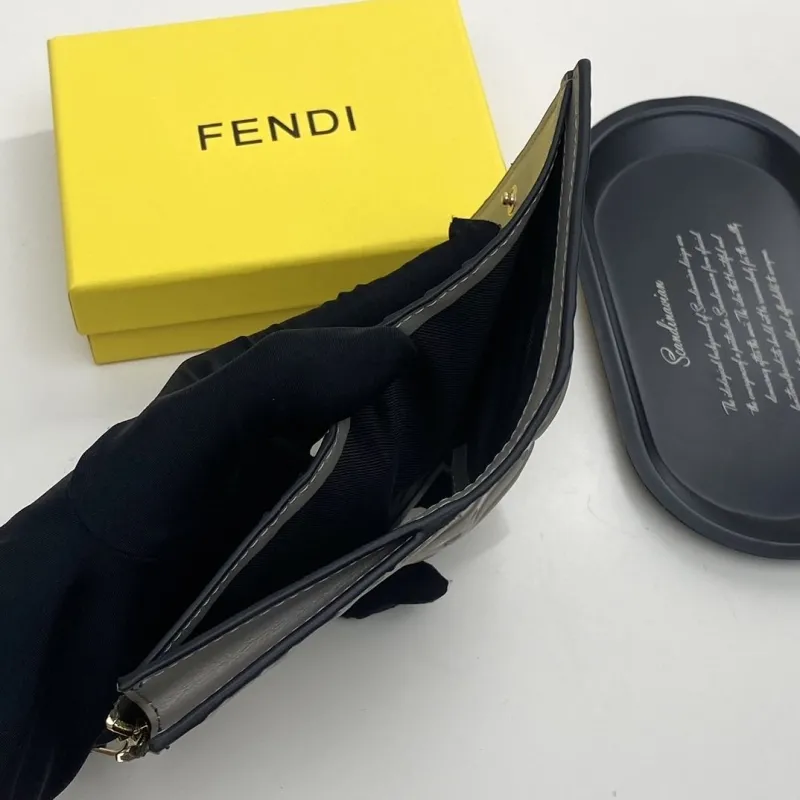 Fendi Gray Baguette Wallet 203 - Image 7