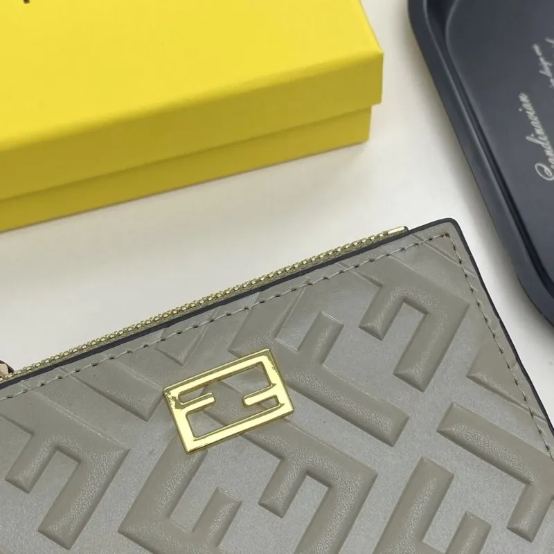 Fendi Gray Baguette Wallet 203 - Image 9