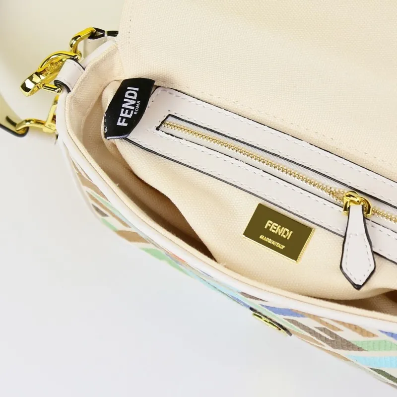 Fendi Multicolor Baguette Shoulder Bag - Image 8