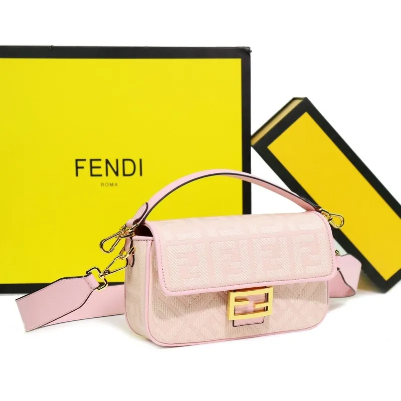 Alternative view of Fendi Pink Baguette Bag 274
