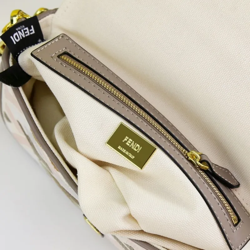 Fendi Multicolor Baguette Shoulder Bag - Image 8