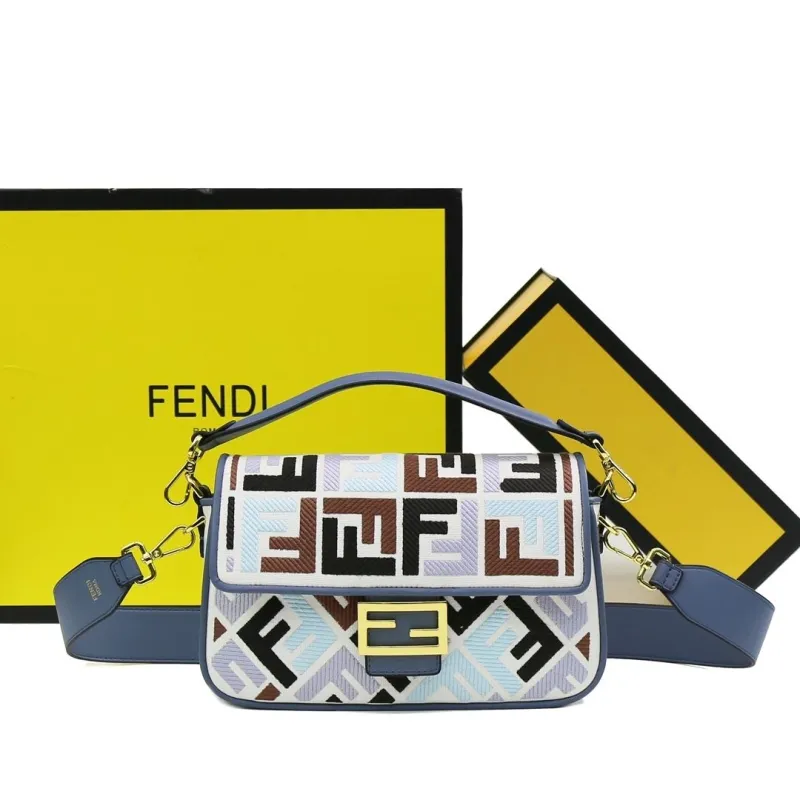 Fendi Multicolor FF Baguette Bag 277