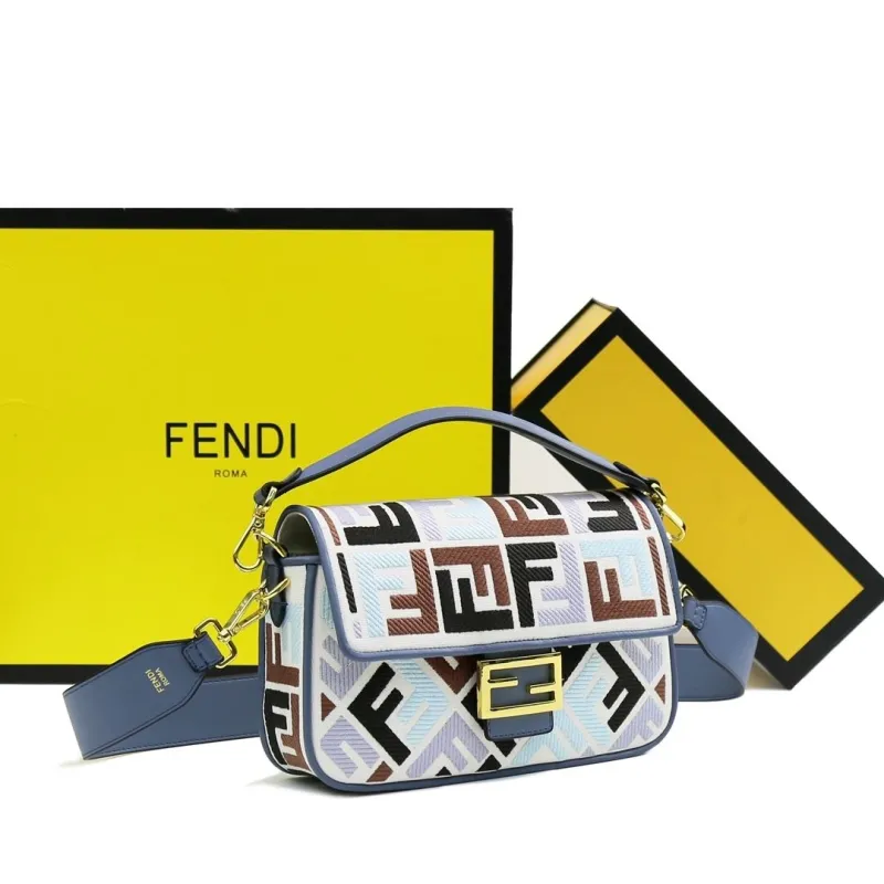 Alternative view of Fendi Multicolor FF Baguette Bag 277