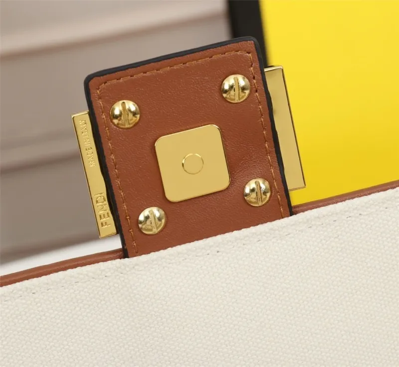 Fendi Multicolor FF Baguette Shoulder Bag - Image 7