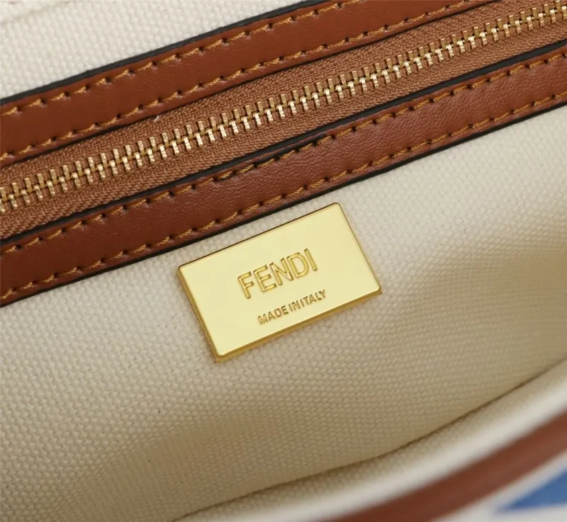 Fendi Multicolor FF Baguette Shoulder Bag - Image 8
