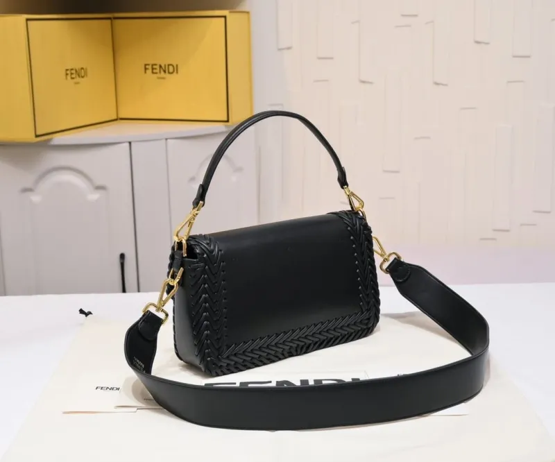 Alternative view of Fendi Black Baguette Bag 302