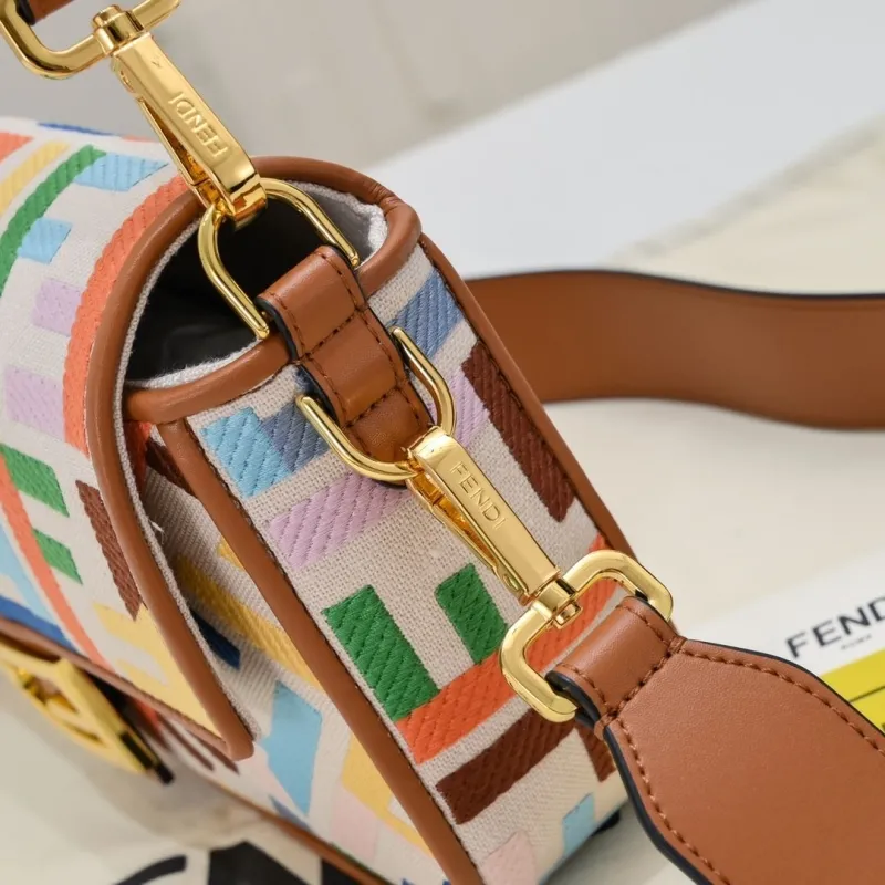 Fendi Multicolor Baguette Shoulder Bag 306 - Image 3