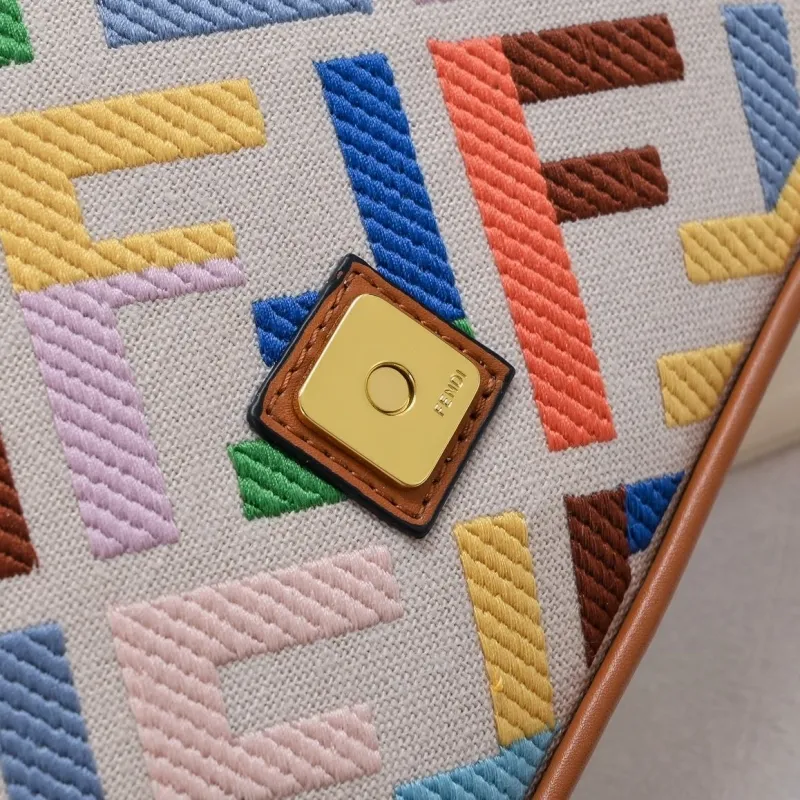 Fendi Multicolor Baguette Shoulder Bag 306 - Image 5
