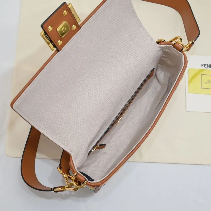 Fendi Multicolor Baguette Shoulder Bag 306 - Image 9