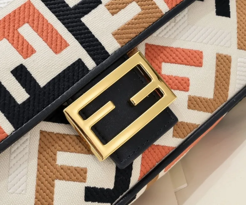 Fendi Multicolor Baguette Bag 307 - Image 3