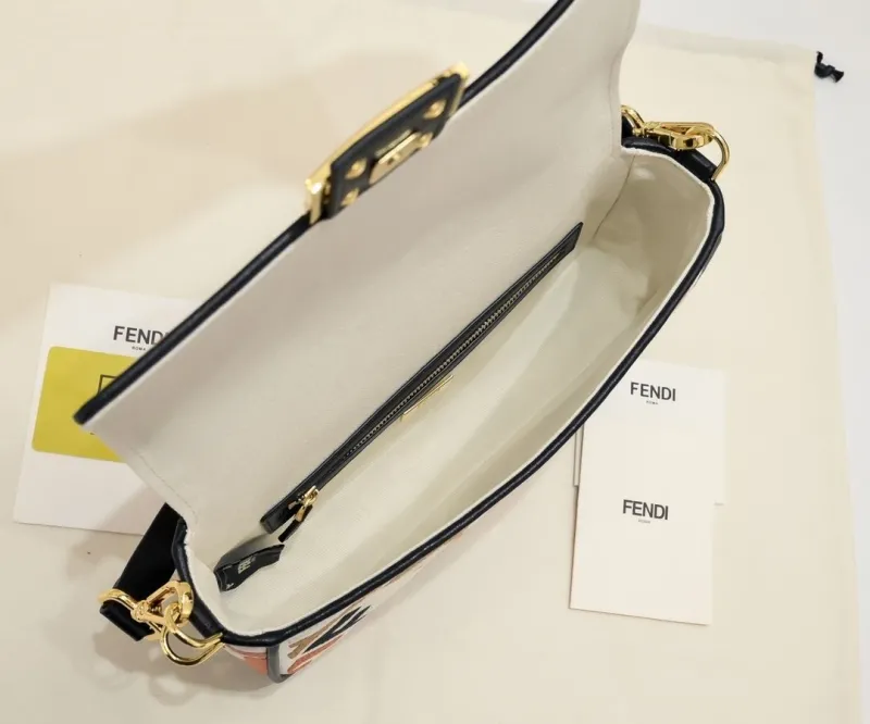 Fendi Multicolor Baguette Bag 307 - Image 9