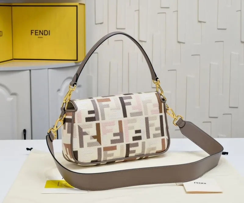 Alternative view of Fendi Baguette Bag 308 Multicolor Shoulder Bag