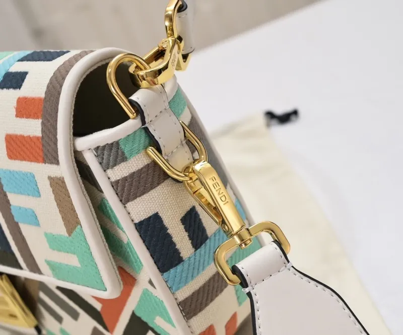 Fendi Multicolor Baguette Shoulder Bag - Image 3