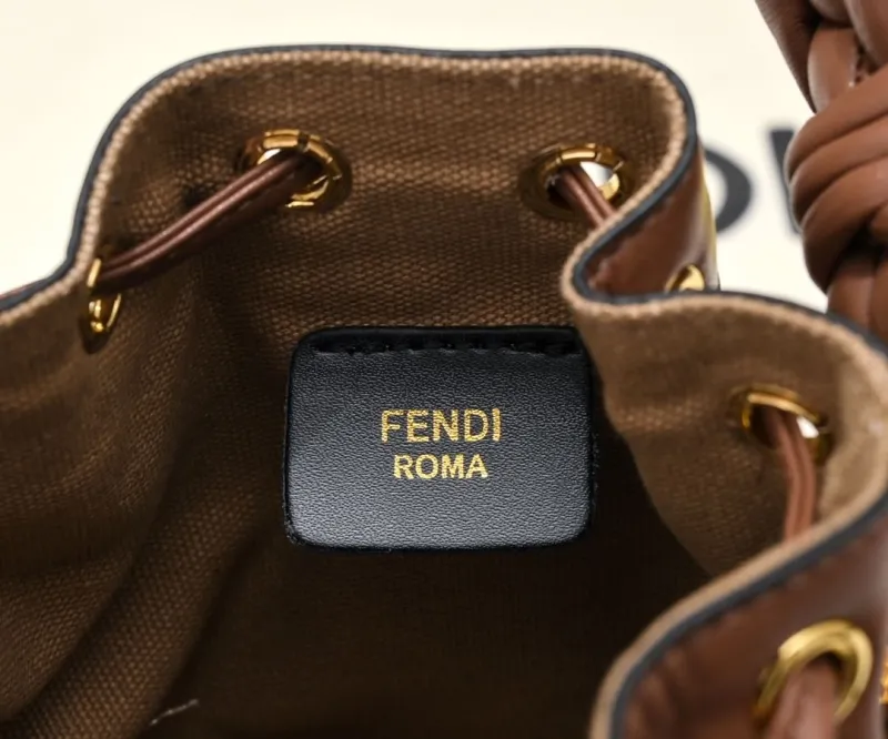 Fendi Multicolor FF Pattern Bucket Bag - Image 7