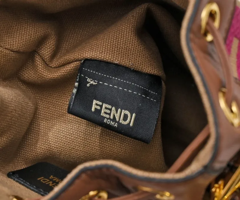 Fendi Multicolor FF Pattern Bucket Bag - Image 8