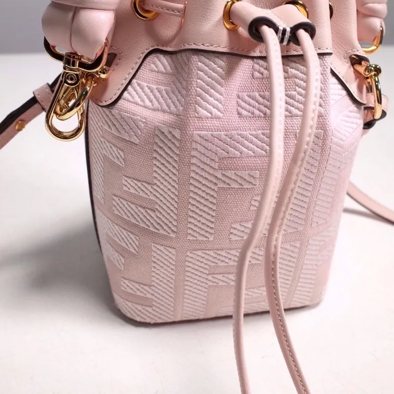 Fendi Light Pink Bucket Bag 49 - Image 3
