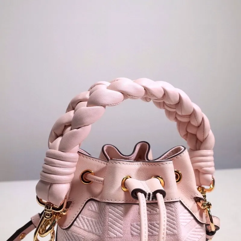 Fendi Light Pink Bucket Bag 49 - Image 4