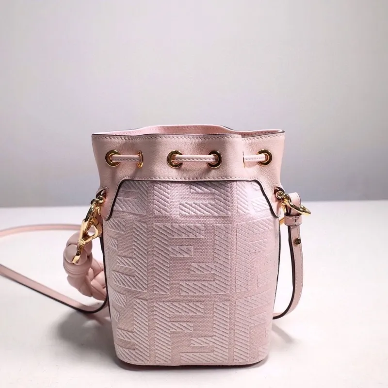 Fendi Light Pink Bucket Bag 49 - Image 6