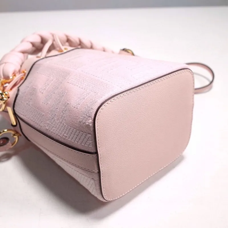 Fendi Light Pink Bucket Bag 49 - Image 7