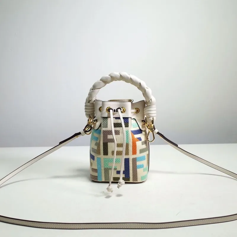 Fendi Multicolor FF Monogram Bucket Bag
