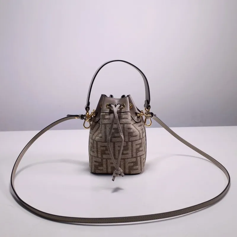 Fendi Beige Mini Bucket Bag 54