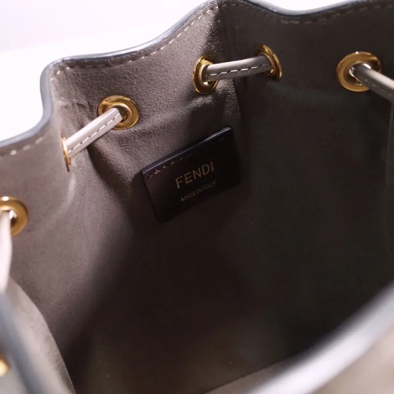Fendi Beige Mini Bucket Bag 54 - Image 8