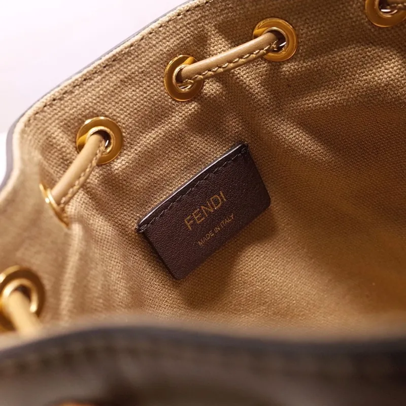 Fendi Multicolor Crossbody Bucket Bag 60 - Image 7