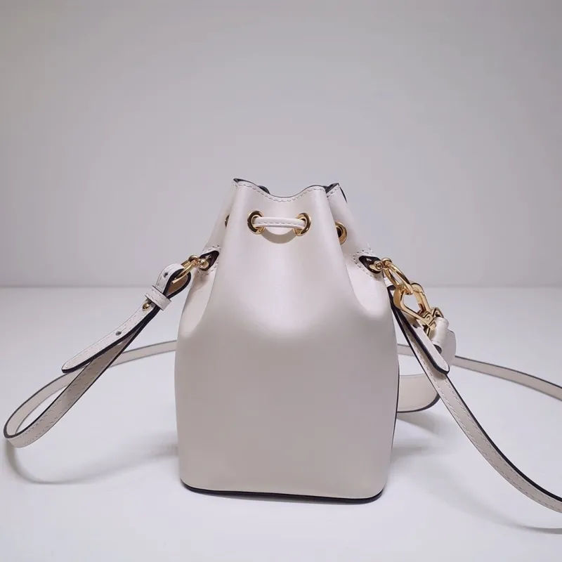 Fendi Roma White Bucket Bag - Image 3