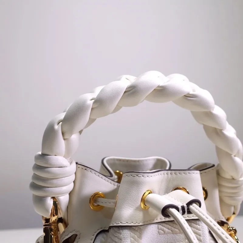 Fendi White Bucket Bag 70 - Image 6