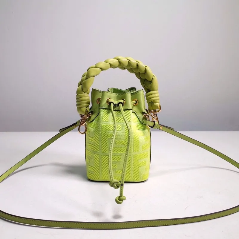 Fendi Lime Green Bucket Bag