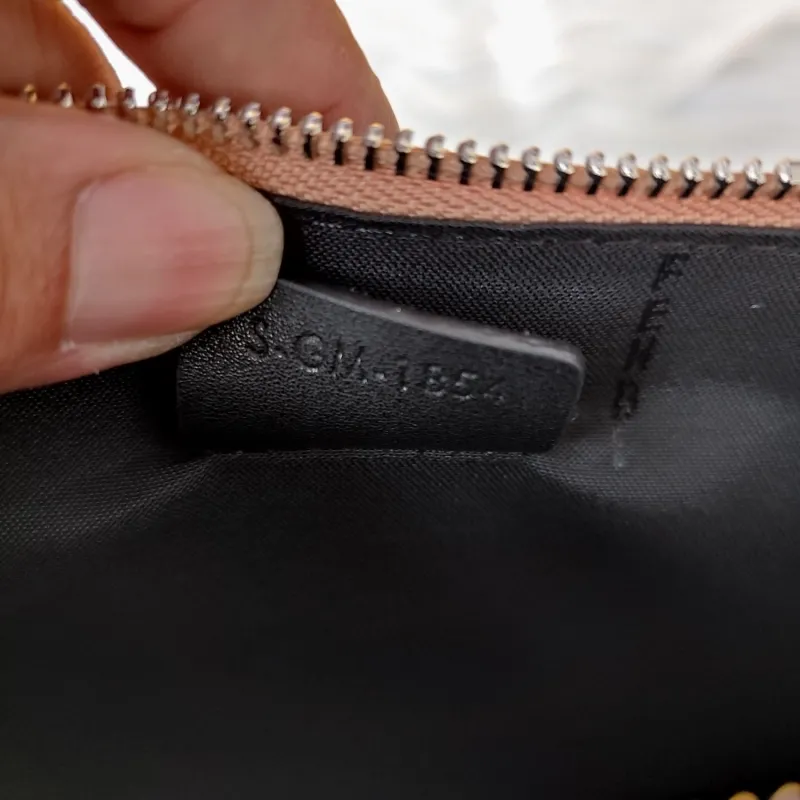 Fendi Brown FF Pattern Clutch Bag - Image 9