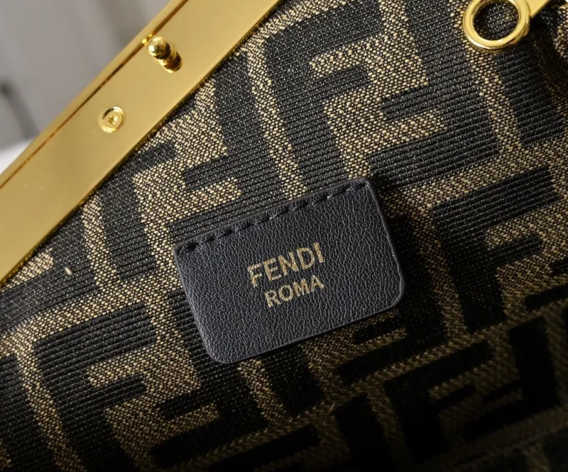 Fendi White Fendi First Crossbody Bag - Image 6