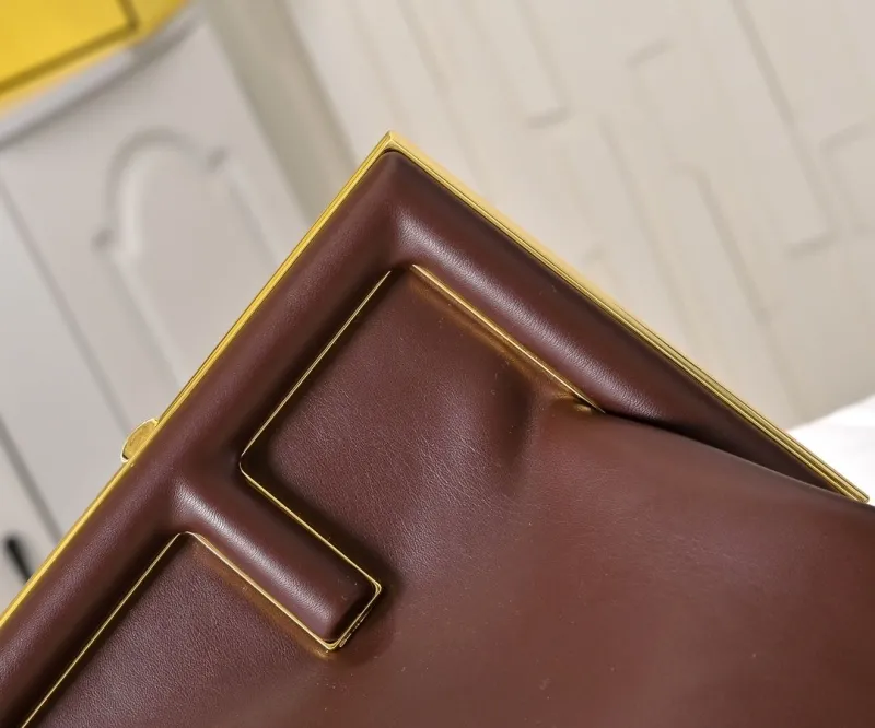 Fendi Brown Fendi First Leather Crossbody Bag - Image 3