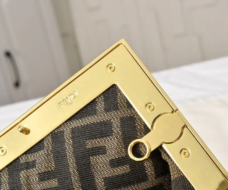 Fendi Brown Fendi First Leather Crossbody Bag - Image 5