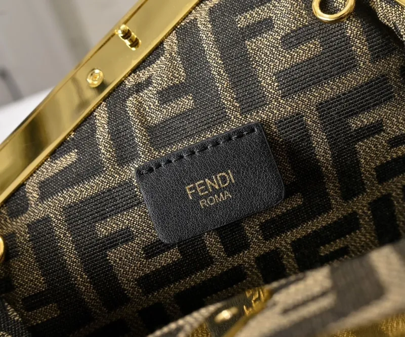 Fendi Brown Fendi First Leather Crossbody Bag - Image 6