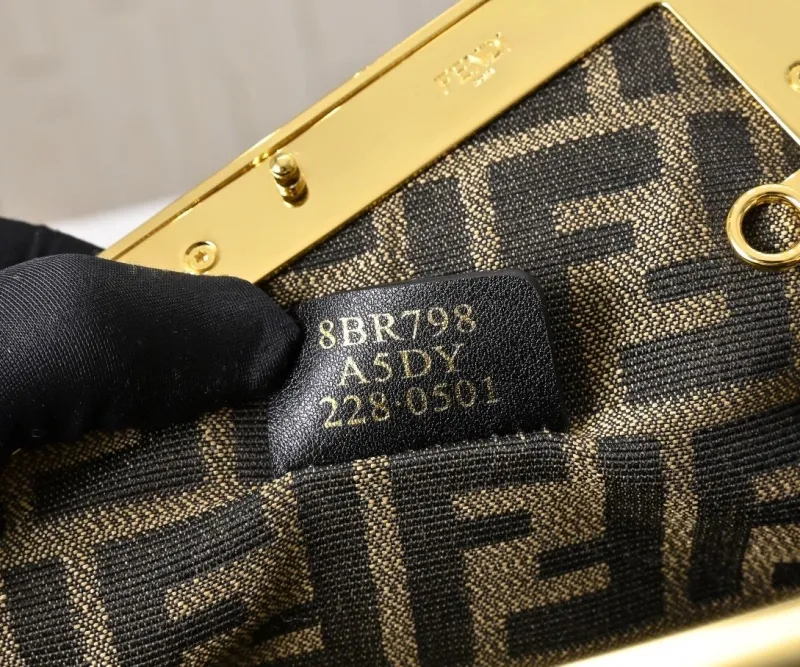Fendi Brown Fendi First Leather Crossbody Bag - Image 7
