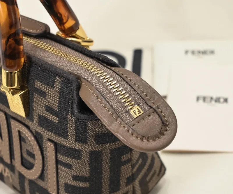 Fendi Roma Mini Brown Handbag - Image 5