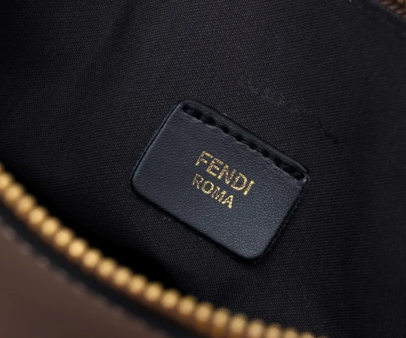Fendi First Taupe Leather Handbag - Image 7