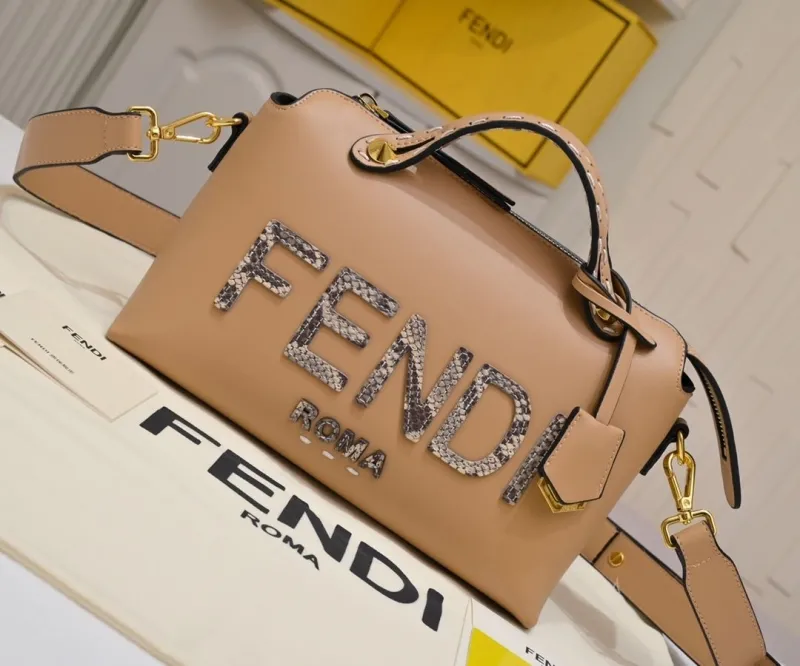 Alternative view of Fendi First Beige Leather Shoulder Bag 32