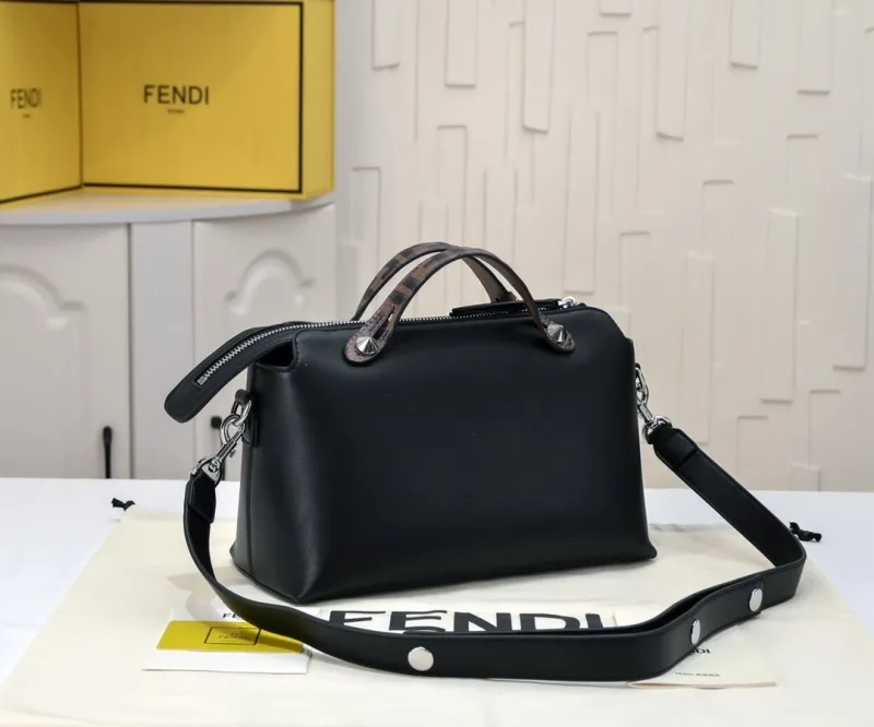 Alternative view of Fendi Black Fendi First Leather Handbag