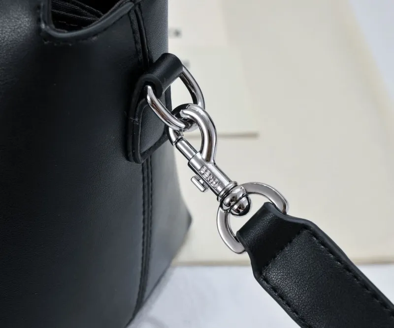 Fendi Black Fendi First Leather Handbag - Image 5