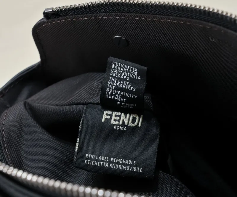 Fendi Black Fendi First Leather Handbag - Image 7
