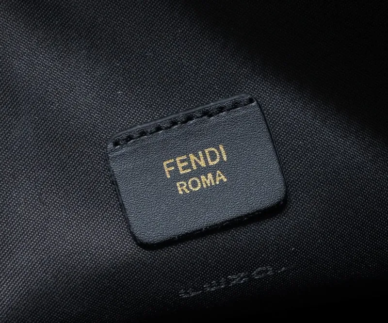 Fendi Black Fendi First Leather Handbag - Image 8