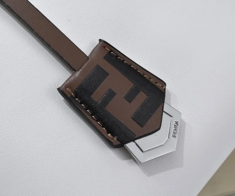 Fendi First White Leather Handbag - Image 3