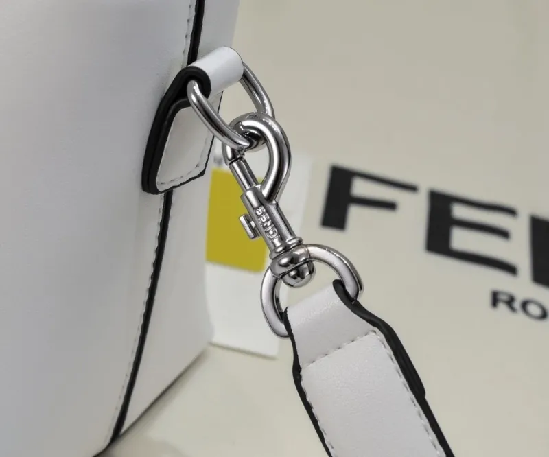 Fendi First White Leather Handbag - Image 5