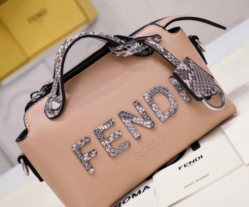 Fendi First Beige Leather Crossbody Bag - Image 3
