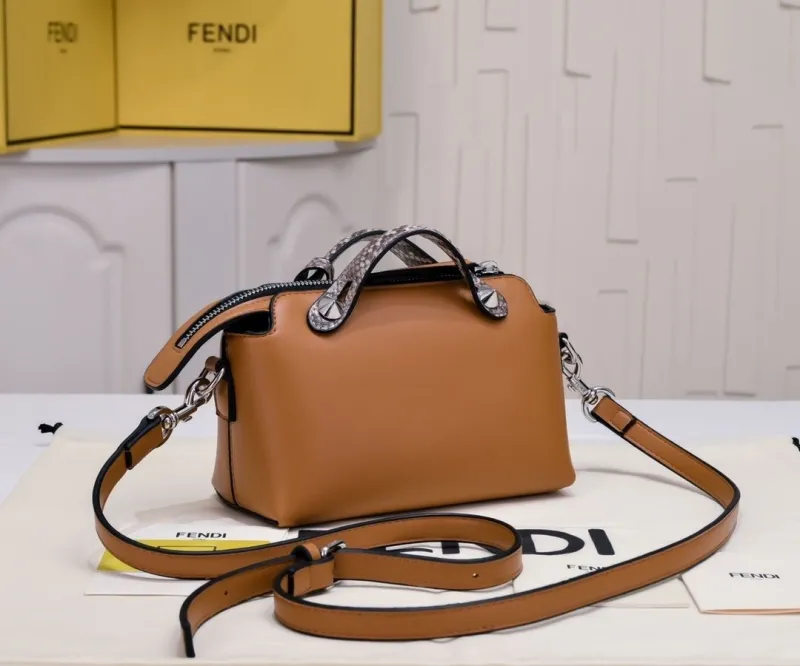 Alternative view of Fendi Tan Fendi First Crossbody Handbag 44
