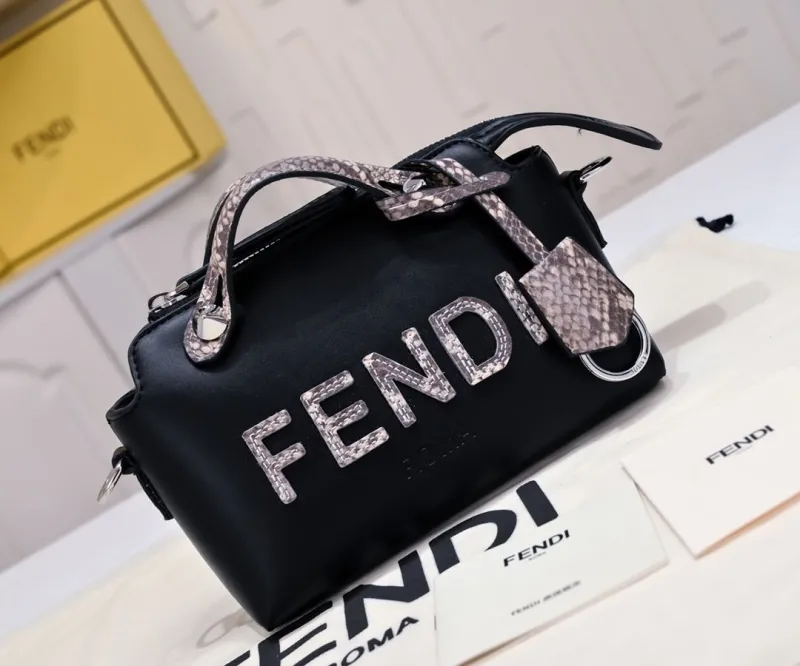 Alternative view of Fendi Black Fendi First Leather Handbag