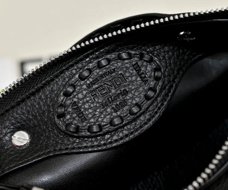 Fendi Black Fendi First Crossbody Bag - Image 6